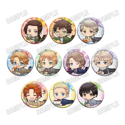 【グッズ-バッチ】アニメ「ヘタリア World★Stars」 ごろりん缶バッジコレクション【再販】