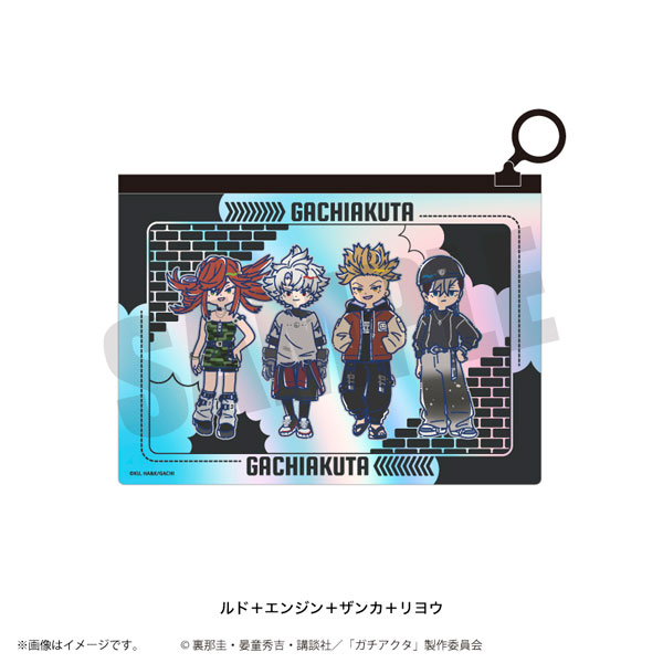 TVアニメ「ガチアクタ」 れとぽぷ 第2弾 オーロラポーチ ルド+エンジン+ザンカ+リヨウ