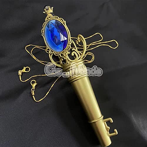 Cos Monde ツイステッドワンダーランド グッズ 式典服 制服 魔法杖 魔法筆 宝石ペン 鍵 カギ おもちゃ コスプレコスチューム小物 道具 胸 腰 飾り物 コレクション (筆のサック+筆,イグニハイド寮)