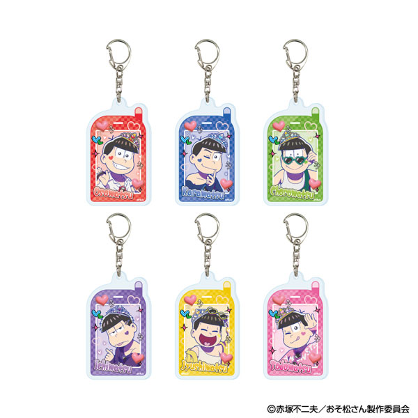 アクリルキーホルダー「おそ松さん」02/ギャル男ver. 描き下ろしイラスト 6個入りBOX