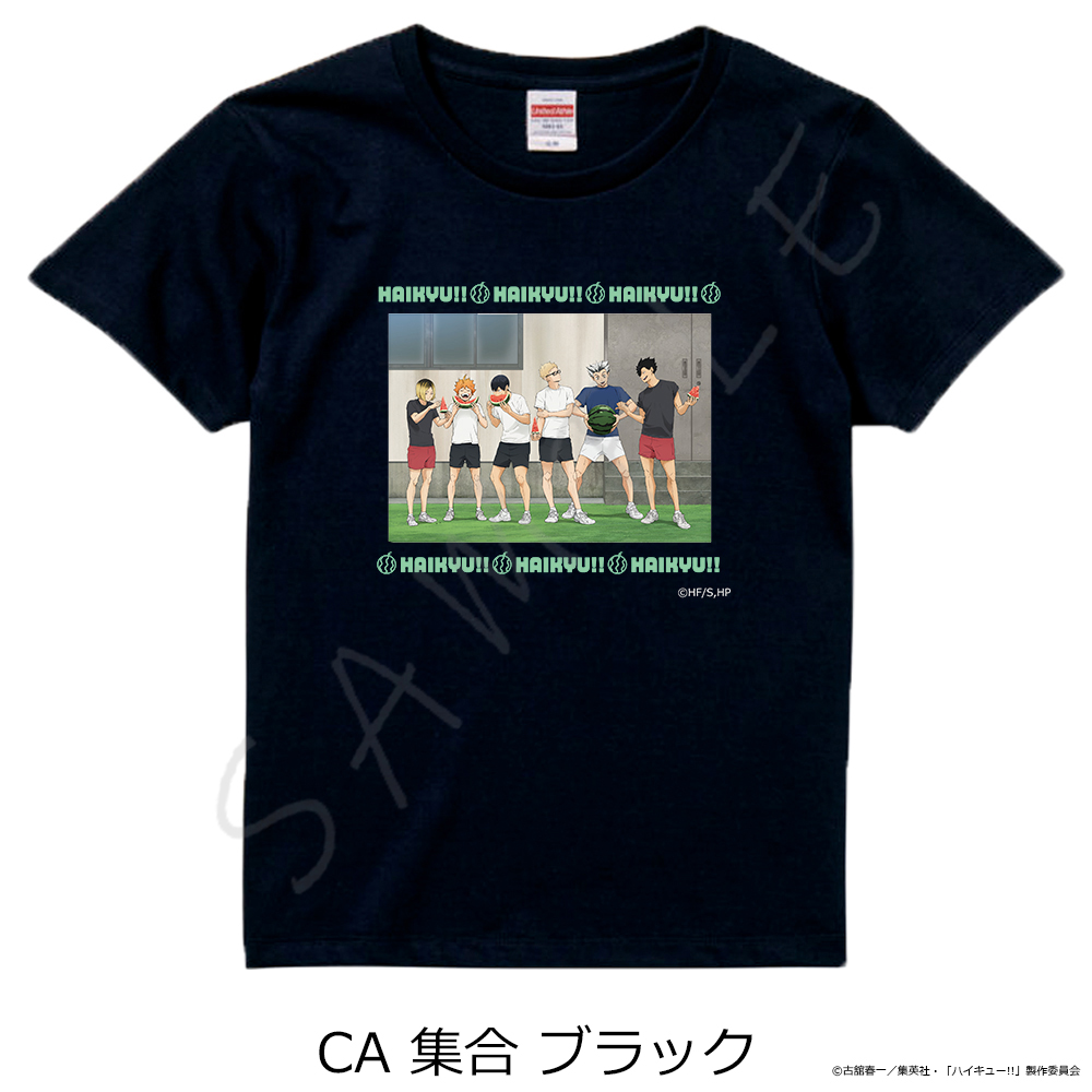 ハイキュー!!_Lサイズ_第13弾 Tシャツ CA 集合 ブラック