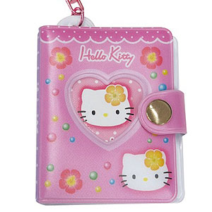 ハローキティ 90s ミニミニフォトアルバムキーホルダー ハイビスカス