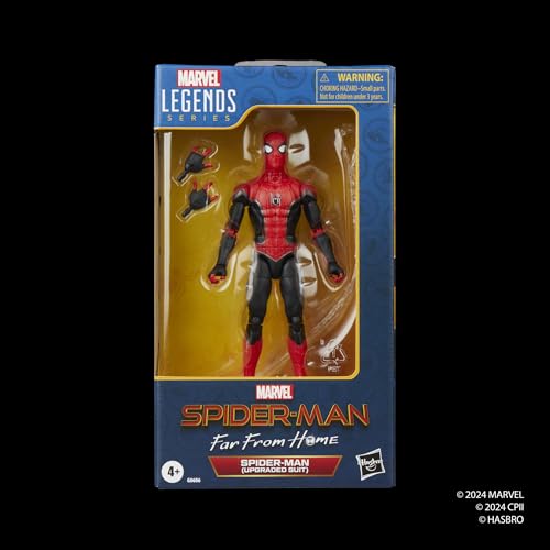ハズブロ(Hasbro)MARVEL マーベルレジェンド・シリーズ スパイダーマン:ファー・フロム・ホーム スパイダーマン(アップグレードスーツ)『スパイダーマン:ファー・フロム・ホーム』コレクション用 15 cm アクションフィギュア G0606 正規品