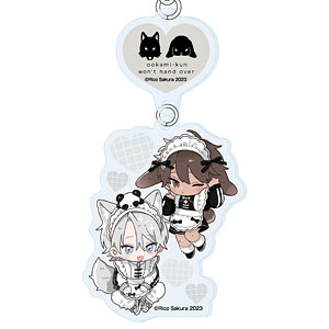 連結アクリルキーホルダー「オオカミくんはゆずらない」01/吠崎＆宇佐美(描き下ろしイラスト)