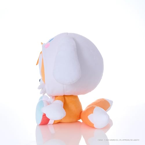 セガフェイブ(SEGA FAVE) SONIC＆FRIENDS Sanrio characters ぬいぐるみM テイルス×シナモロール