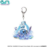 ガンダム45周年 × 初音ミク アクリルチャーム 初音ミク × ダブルオーガンダム【2026年2月発送】