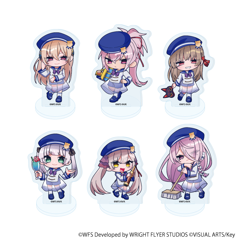 ヘブンバーンズレッド_アクリルぷちスタンド32/コンプリートセット(全6種) 第30G部隊(ミニキャライラスト)【コンプリートセット/6個入り】