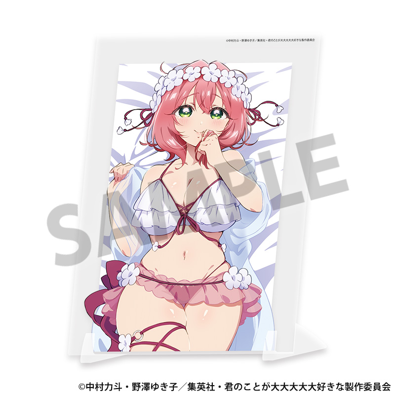 君のことが大大大大大好きな100人の彼女_描き下ろしビジュアルアクリルプレート 花園羽香里 A