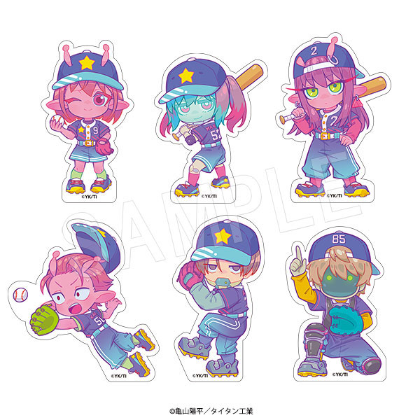 銀河特急 ミルキー☆サブウェイ ステッカーセット Baseball ver.
