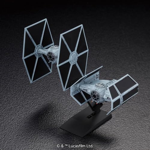 BANDAI SPIRITS(バンダイスピリッツ) スター・ウォーズ ビークルモデル 007 タイ･アドバンストX1&ファイターセット 色分け済みプラモデル(新パッケージ版）