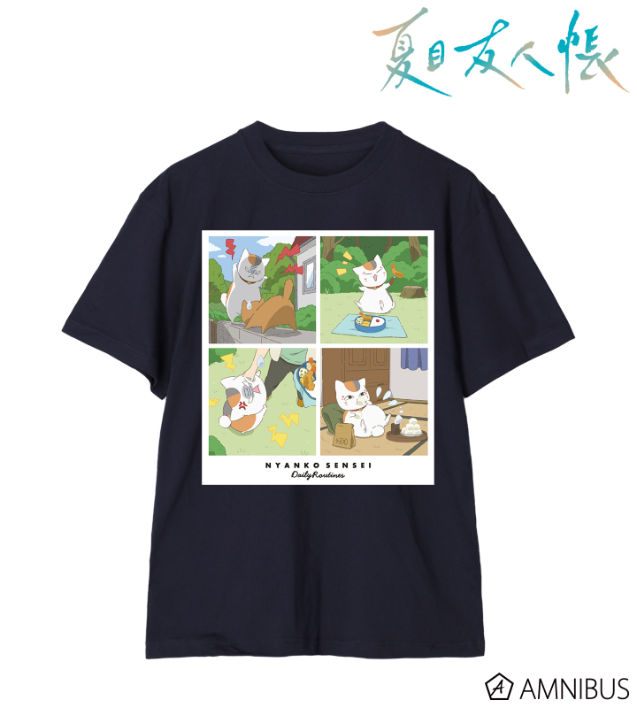 描き下ろし 12時から15時のニャンコ先生 ニャンコ先生の1日ver. Tシャツ/レディース