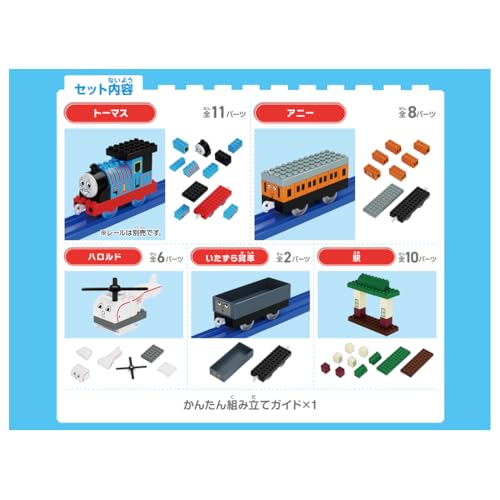 タカラトミー(TAKARA TOMY) トミカ・プラレールブロック きかんしゃトーマス エントリーセット おもちゃ 3歳以上