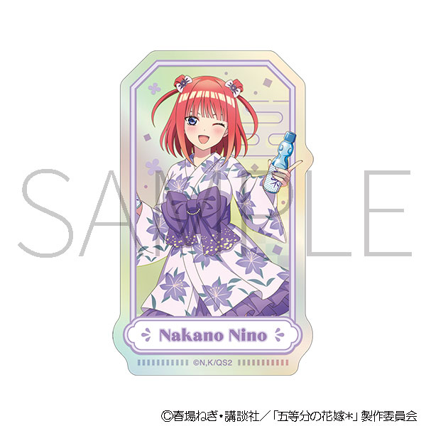 五等分の花嫁* ダイカットステッカー 中野二乃[ムービック]《０８月予約》