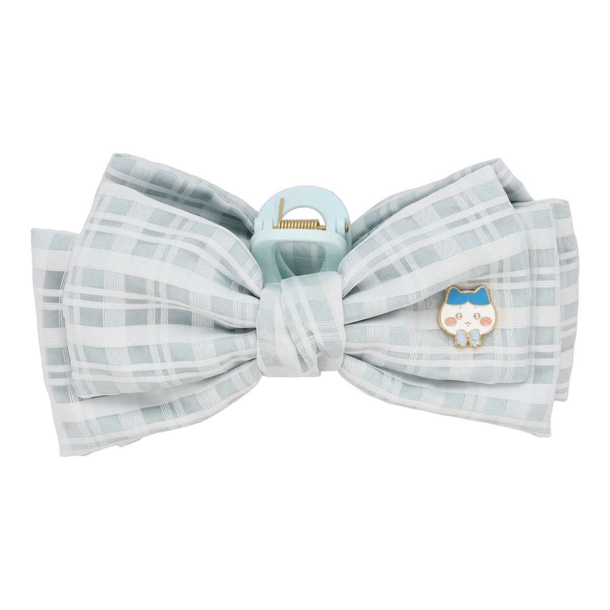 ちいかわ リボンバンスクリップ(チェック・ハチワレ)