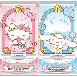 サンリオキャラクターズ キラキラ星座のアクリルアクセサリースタンド 12個入りBOX (食玩)