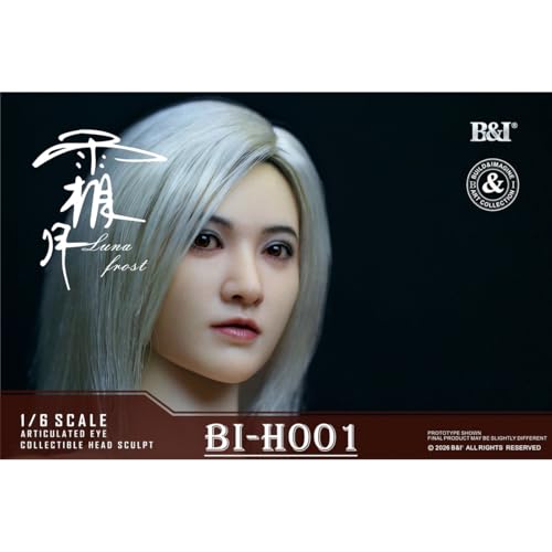 HiPlay B&I 1/6 霜月 ヘッド 暖色肌 BI-H001A ドール用 頭 塗装済み