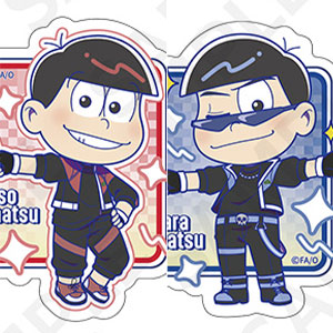 おそ松さん ステッカー描き起こしミニキャラ6種1セット
