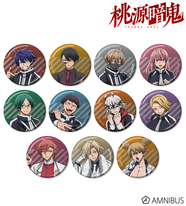 トレーディングメタリック缶バッジ