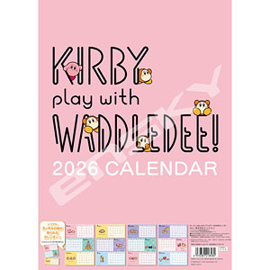 星のカービィ CL-084 カービィ play with ワドルディ 2026年カレンダー