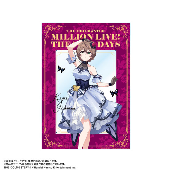 【限定販売】アイドルマスター ミリオンライブ！ アクリルアート 桜守歌織 モルフォ・パレシア ver.[あみあみ]《１１月予約》