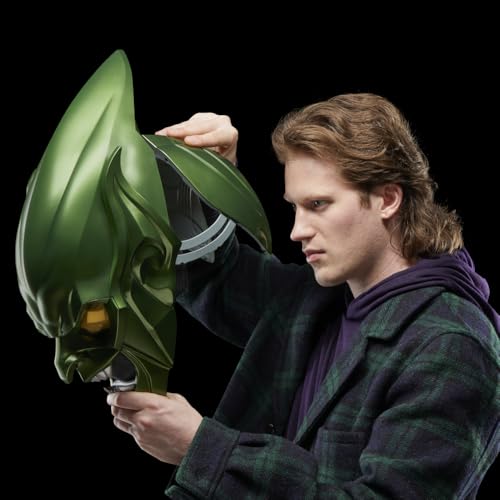 ハズブロ(HASBRO)MARVEL マーベルレジェンド・シリーズ グリーン・ゴブリン プレミアムロールプレイヘルメット、スパイダーマン:ノー・ウェイ・ホーム 大人向けコレクション用ロールプレイギア F9111 正規品