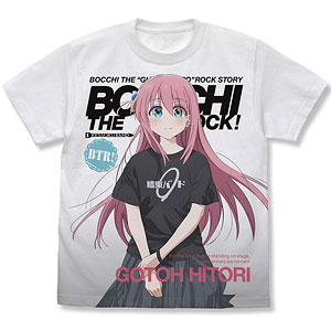 アニメ「ぼっち・ざ・ろっく!」 後藤ひとり フルグラフィックTシャツ/WHITE-L