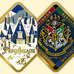 金バッジプレミアムスクエア ハリー・ポッター/ ロケーションズ 8個入りBOX