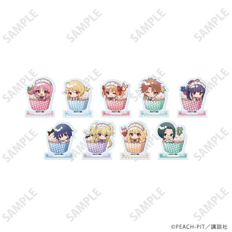 アクリルぷちスタンド「しゅごキャラ！」29/カップケーキver. コンプリートセット(全9種)(ミニキャライラスト)