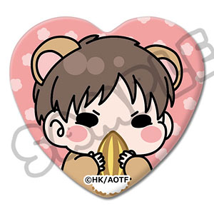 TVアニメ『進撃の巨人』Season1～3 ハート型缶バッジ MA (エレン)