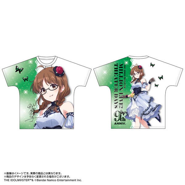 【限定販売】アイドルマスター ミリオンライブ！ 両面フルカラーTシャツ 秋月律子 モルフォ・パレシア ver.[あみあみ]《１１月予約》