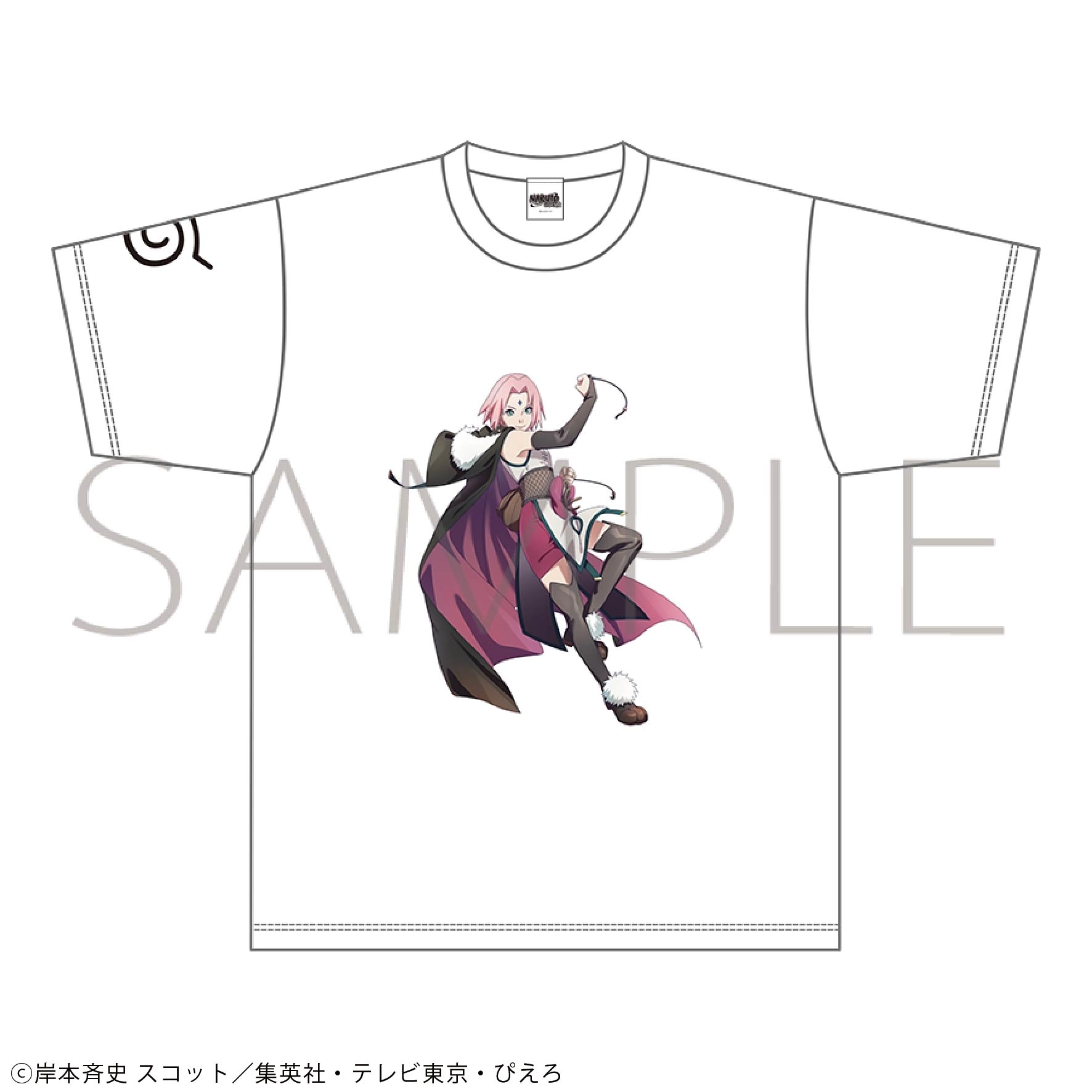 【予約2025年12月】NARUTO -ナルト- 疾風伝 Tシャツ 春野サクラ 忍伝冒険譚 ムービック