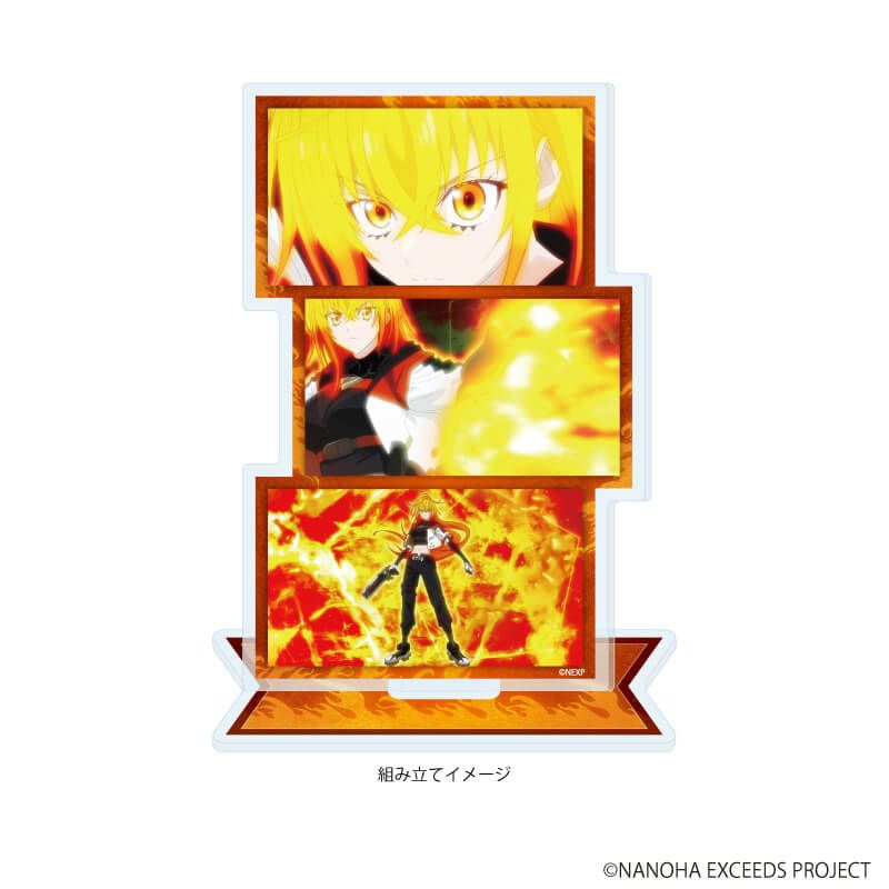 アクリルスタンドプレート「魔法少女リリカルなのは EXCEEDS Gun Blaze Vengeance」01/久瀬シイナ(場面写イラスト)