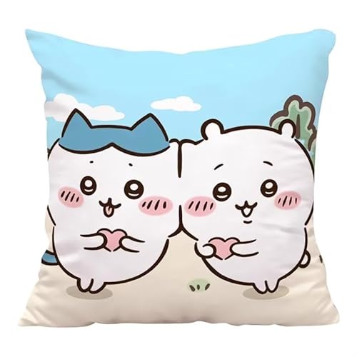 ちいかわ 抱き枕 両面印刷 なんか小さくてかわいいやつ ハチワレ うさぎ モモンガ ラッコ くりまんじゅう COSPLAY コスプレ小物 萌えグッズ クッション ぬいぐるみ おもちゃ かわいい 45*45cm