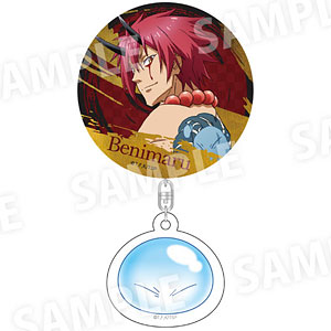 転生したらスライムだった件 アクリルチャーム付き缶バッジ(和装) ベニマル