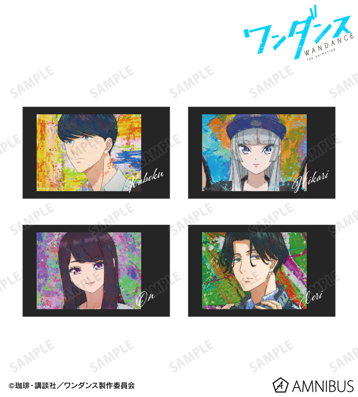 grunge CANVAS インスタントカメラ風イラストカード4枚セット