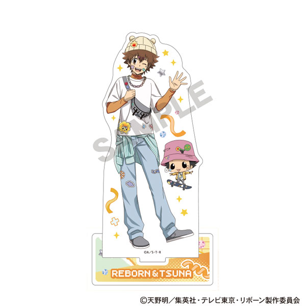 家庭教師ヒットマンREBORN！_箔押しアクリルスタンド リボーン＆沢田綱吉 デコラファッション