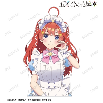 【グッズ-置きもの】五等分の花嫁＊ 描き下ろし 中野五月 メルヘンメイドver. 特大ダイカットアクリルパネル【再販】