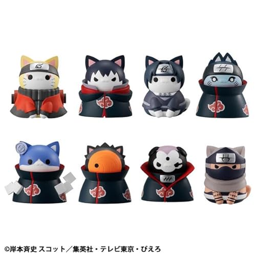 MEGA CAT PROJECT NARUTO-ナルト- 疾風伝 ニャルト！“暁”と全面対決！ 木ノ葉隠れの里の攻防編！ 8個入りBOX