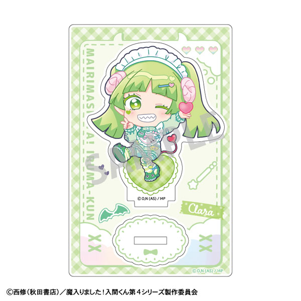魔入りました!入間くん ミニアクリルスタンド ウァラク・クララ ジャージメイド 描き起こし