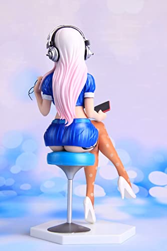 ZHWOOP1/7 エッチフィギュア そに子 OL Ver. OL【すーぱーそに子】取り外し可能な服巨乳のホットガールドレスアニメキャラクター像、箱入りおもちゃモデル完成品20cm / 7.88in