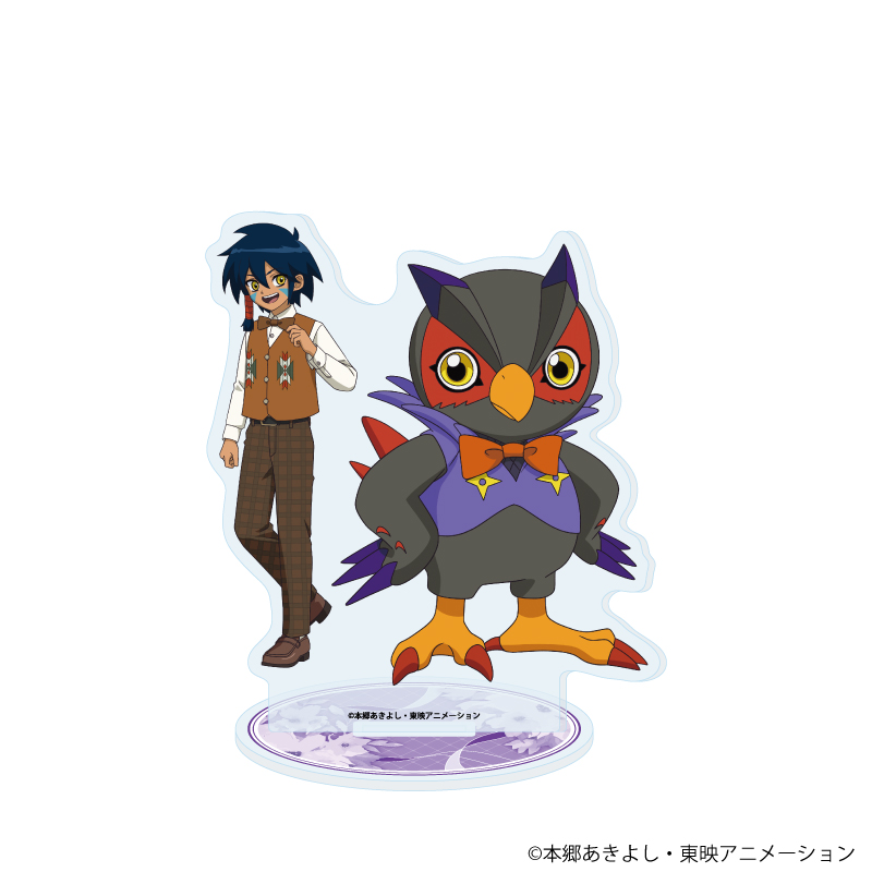 アクリルスタンド「デジモンセイバーズ」04/イクト＆ファルコモン(描き下ろしイラスト)