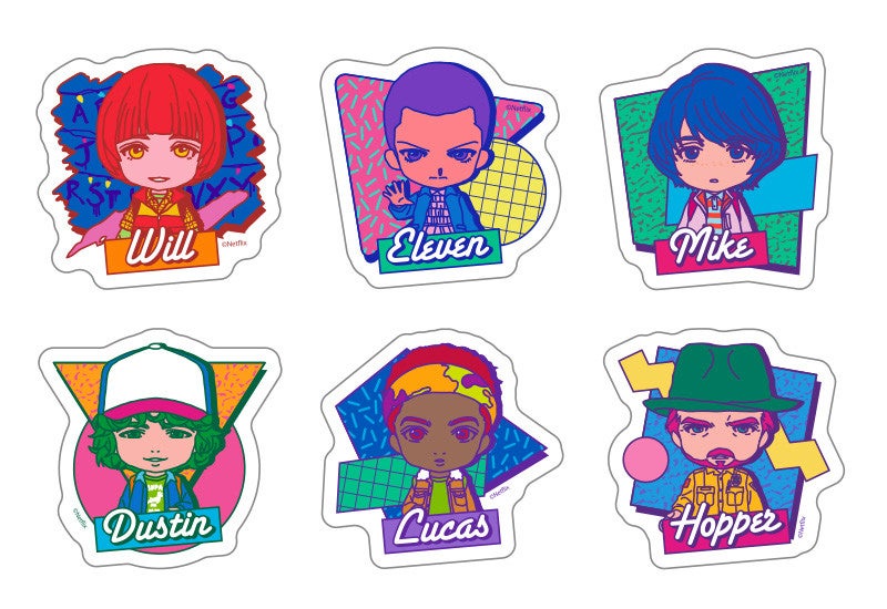 Stranger Things ねんどろいどぷらす ステッカーセット