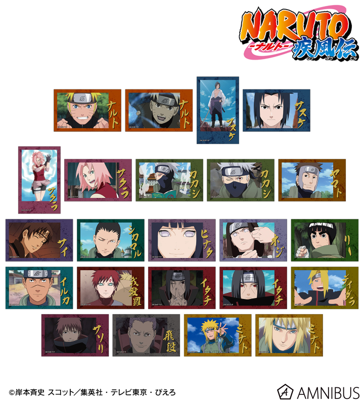 トレーディング場面写インスタントカメラ風イラストシート