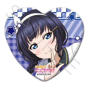 『ラブライブ！虹ヶ咲学園スクールアイドル同好会』 ハート型缶バッジ D(朝香果林)