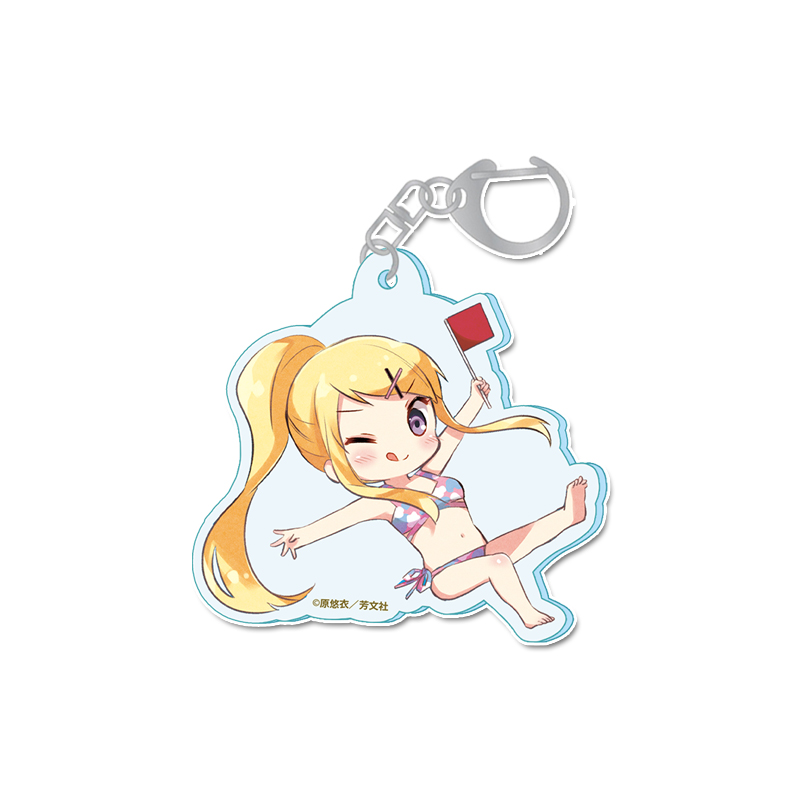 きんいろモザイク_アクリルキーホルダー【九条カレン】水着ver.