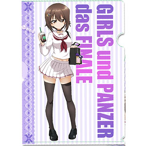 ガールズ＆パンツァー 最終章 描き下ろしクリアファイル[西住まほ]ギャル制服ver.