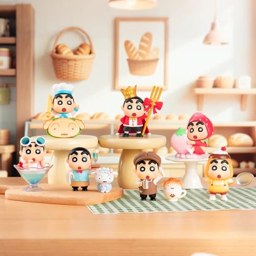 TOP TOY クレヨンしんちゃん (Crayon Shin-chan) おいしい春日部 シリーズ【1ピース】 ガチャガチャ ブラインド ボックス フィギュア プラモデル プレミアム おもちゃ PVC ソフビ しんちゃん キャラクター 誕生日 プレゼント コレクター向け