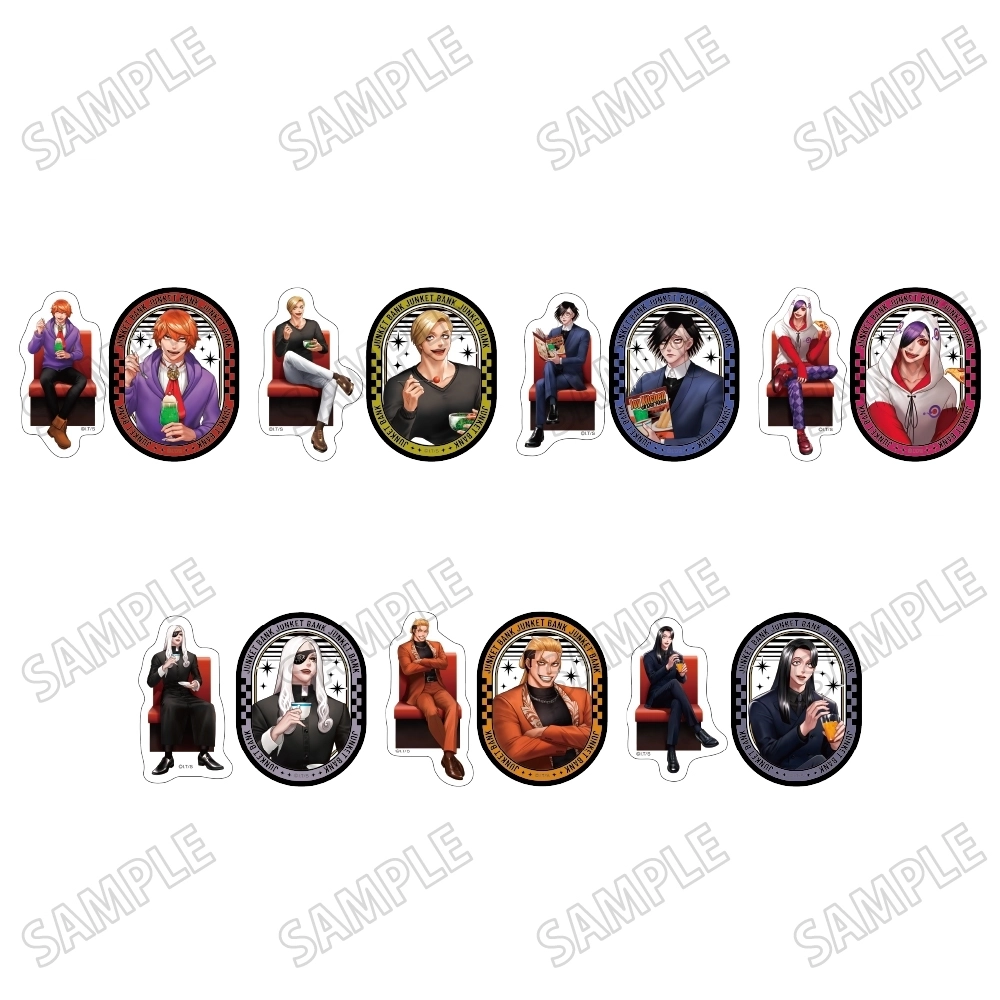 【予約2026年02月】『ジャンケットバンク』 描き下ろしステッカーコレクション【ジョイキッチンver.】 7パック入りBOX メディコス・エンタテインメント