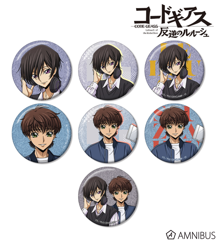 描き下ろし 音楽ver. トレーディンググリッター缶バッジ