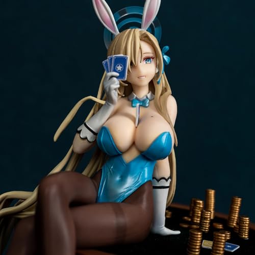 ブルーアーカイブ アスナ バニー フィギュア一之瀬アスナ バニーVer.1/6高さ約27cm ABS&PVC塗装済みフィギュアコレクションドールプレゼント